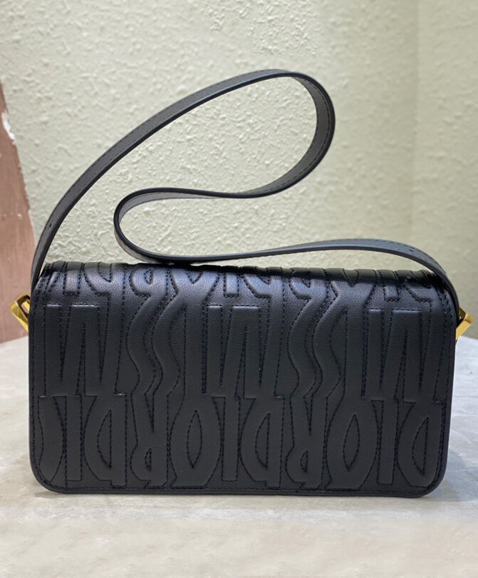 Christian Dior Miss Dior Flap Bag Black
